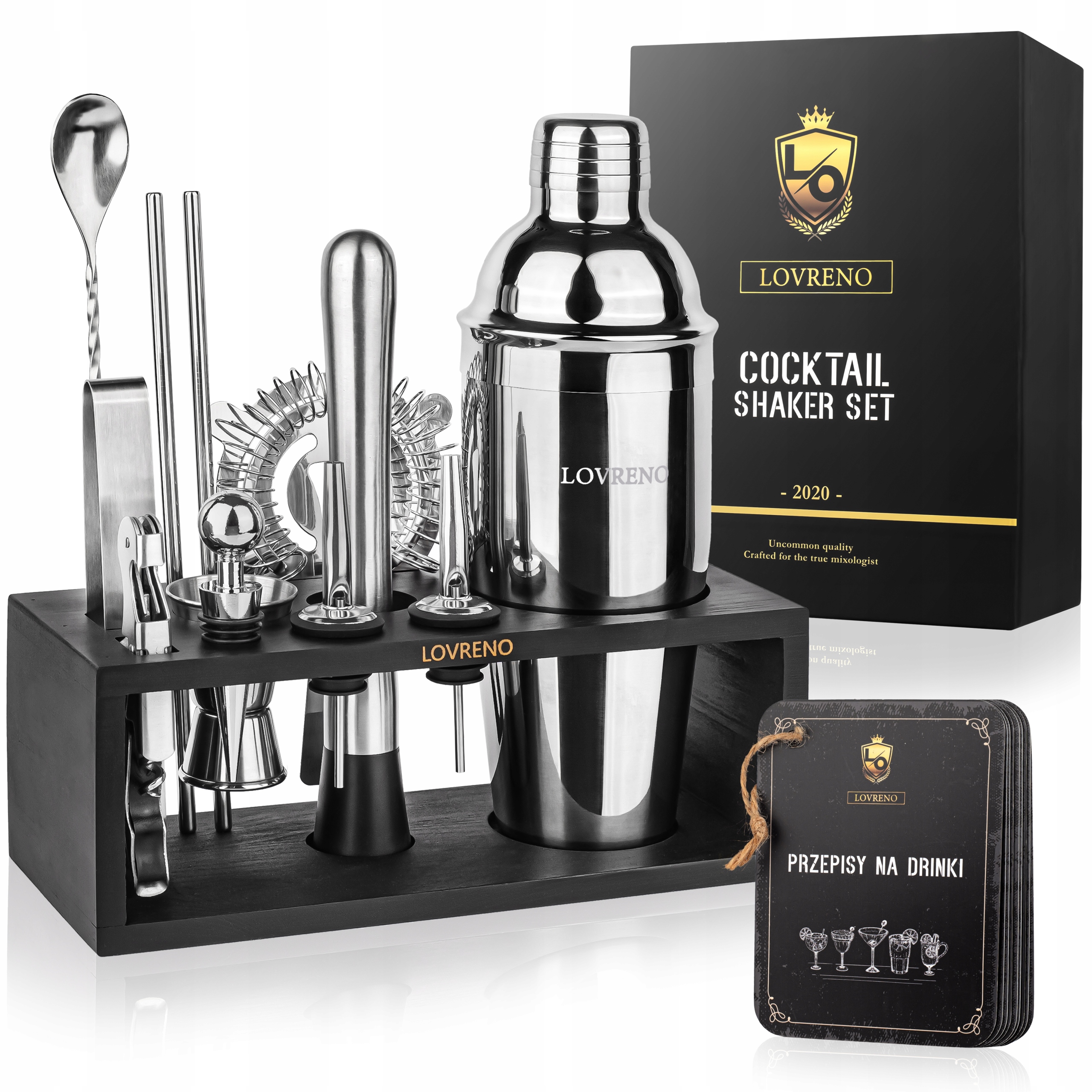 BARMANSKÝ SET PRE NÁPOJE LOVRENO SHAKER